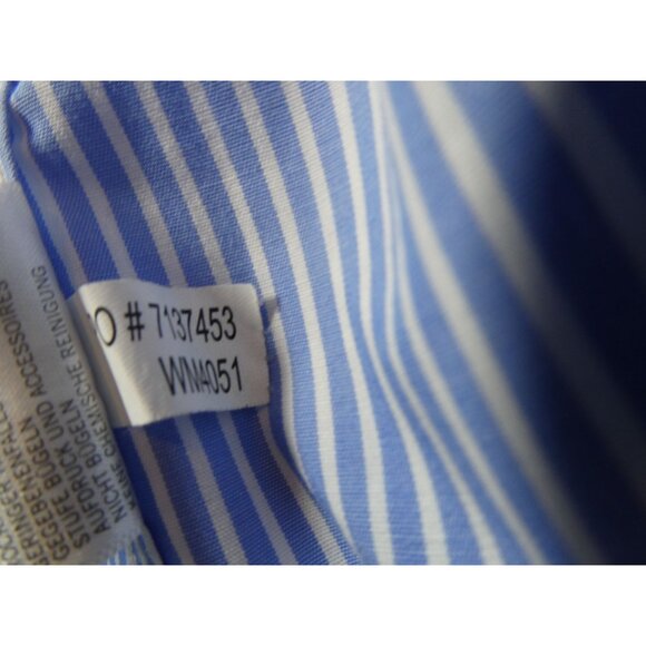 Nautica Striped Long Sleeve Dress Shirt Men's Size XXL - Picture 5 of 7
